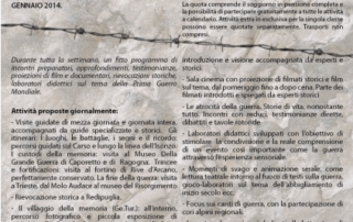 PROGETTO CENTENARIO